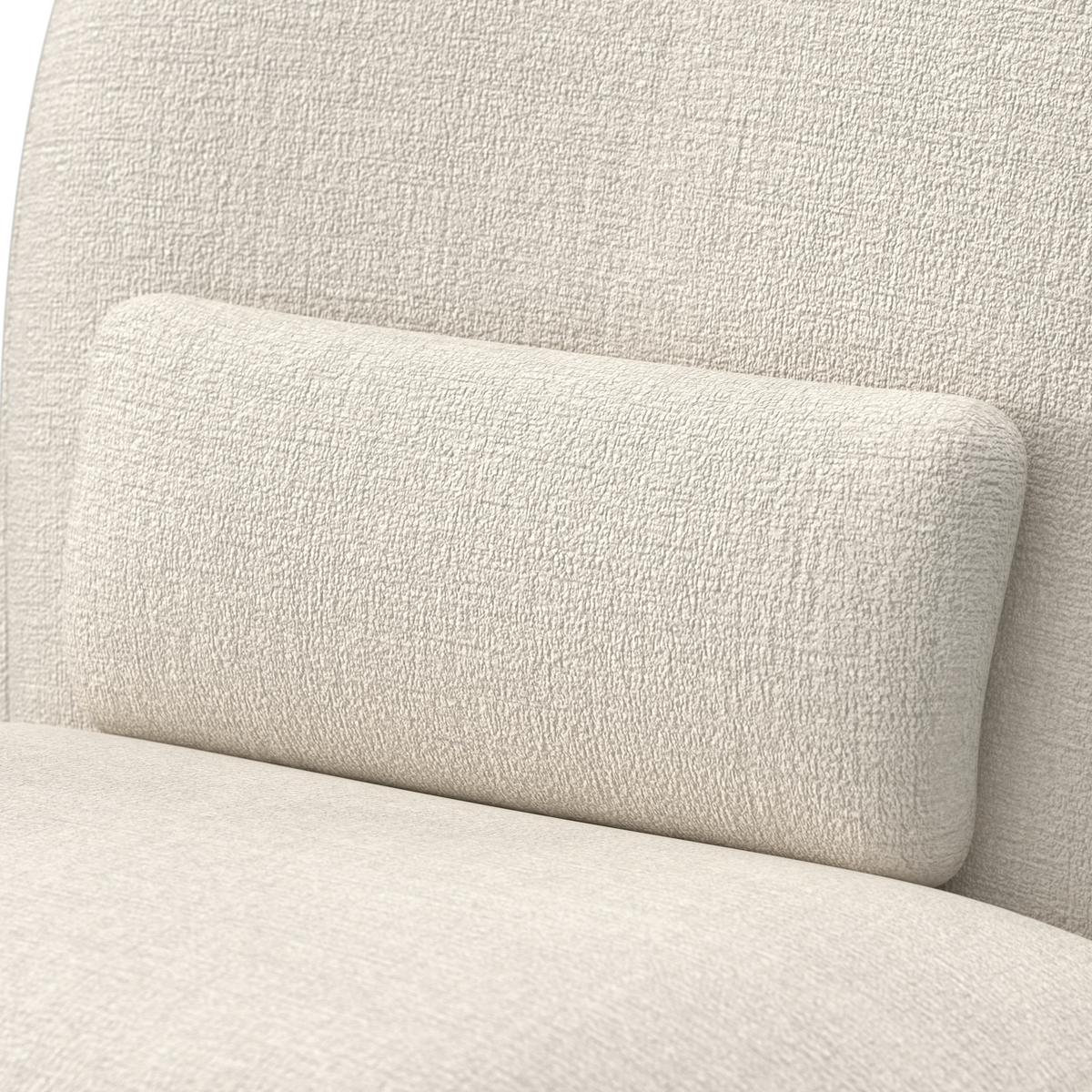 Stuhl Vittore Creme Chenille Gepolstert - Beige/Creme, MODERN, Holz/Textil (56/83,5/62cm) - Bessagi Home