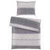Bettwäsche Bio Eva Design ca. 160x210cm - Taupe, Modern, Textil (160/210cm) - ecoTree