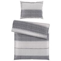 Bettwäsche Bio Eva Design ca. 160x210cm - Taupe, Modern, Textil (160/210cm) - ecoTree