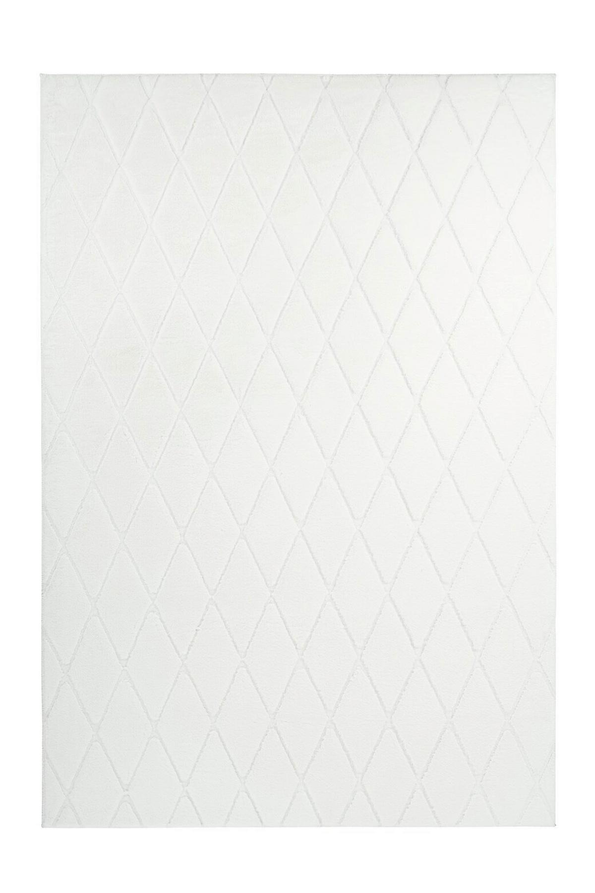 TEPPICH VIVICA 225 WEIß - Weiss, Konventionell, Textil (160/230cm) - Kayoom