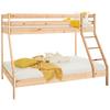 Etagenbett Denis Naturfarben ca. 90x200 / 140x200cm - Naturfarben, Modern, Holz (205/157/152cm) - Zandiara