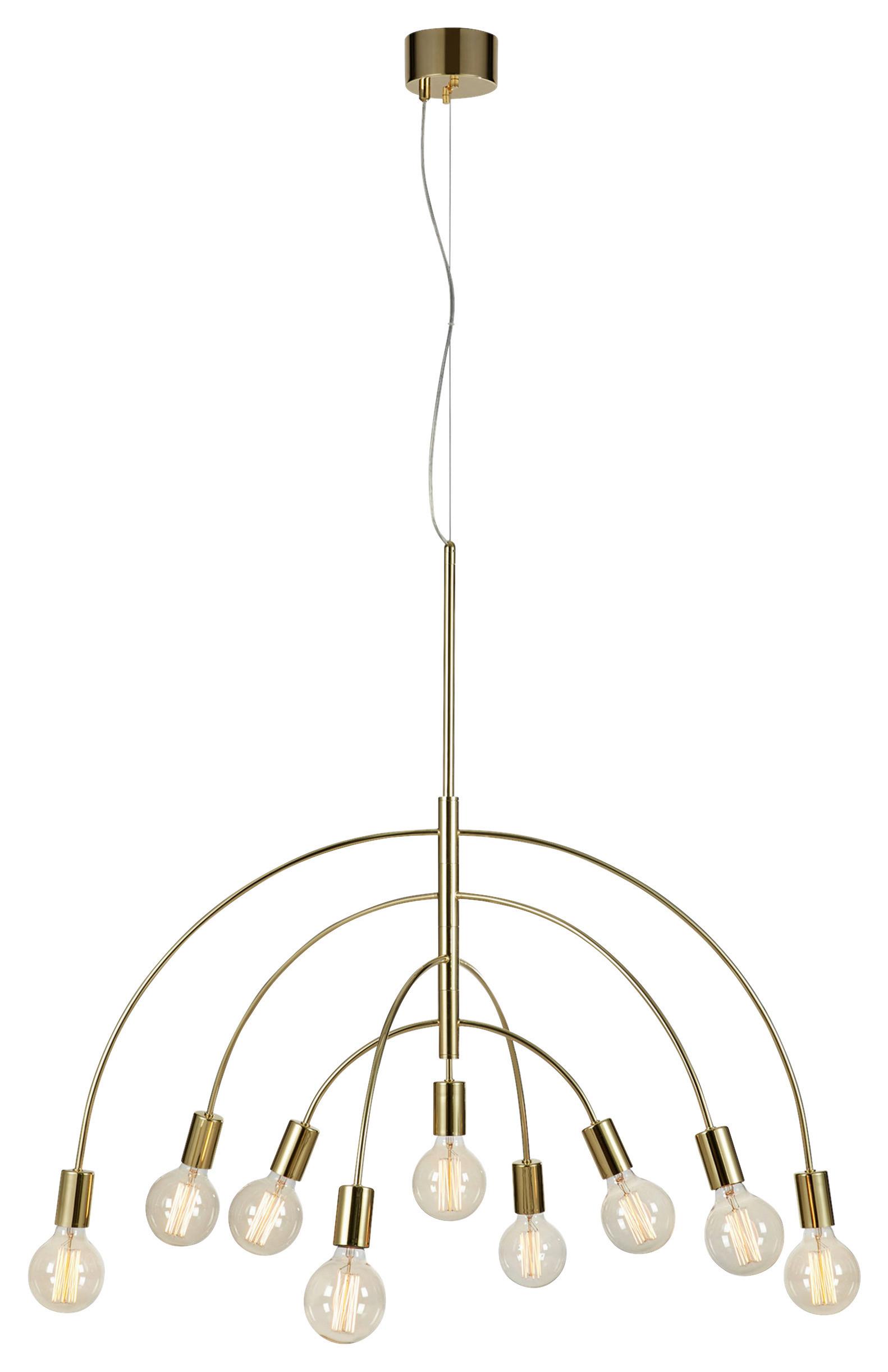 Hängeleuchte Lavello Pendant Messingfarben max. 40 Watt - Messingfarben, Basics, Metall (94,5/94,5/89cm) - Markslöjd