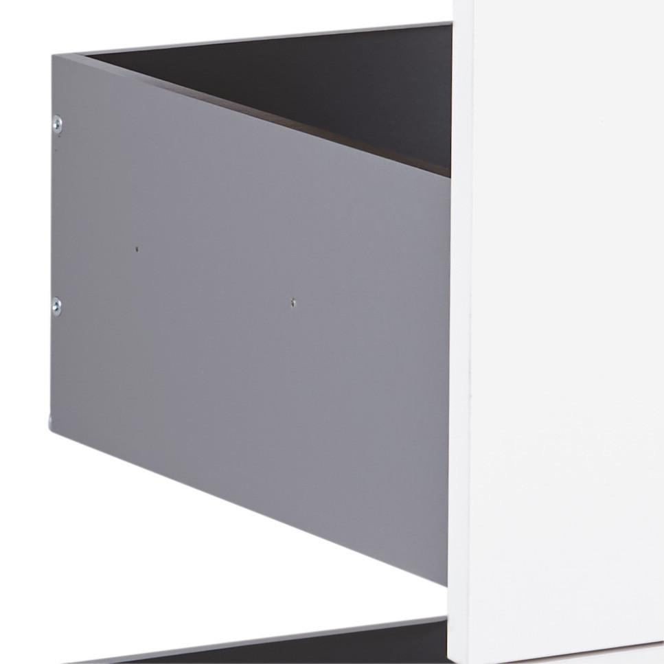 LÅDSET UNIT -BASED- - vit, Modern, trämaterial (45,3/83/47cm) - Based