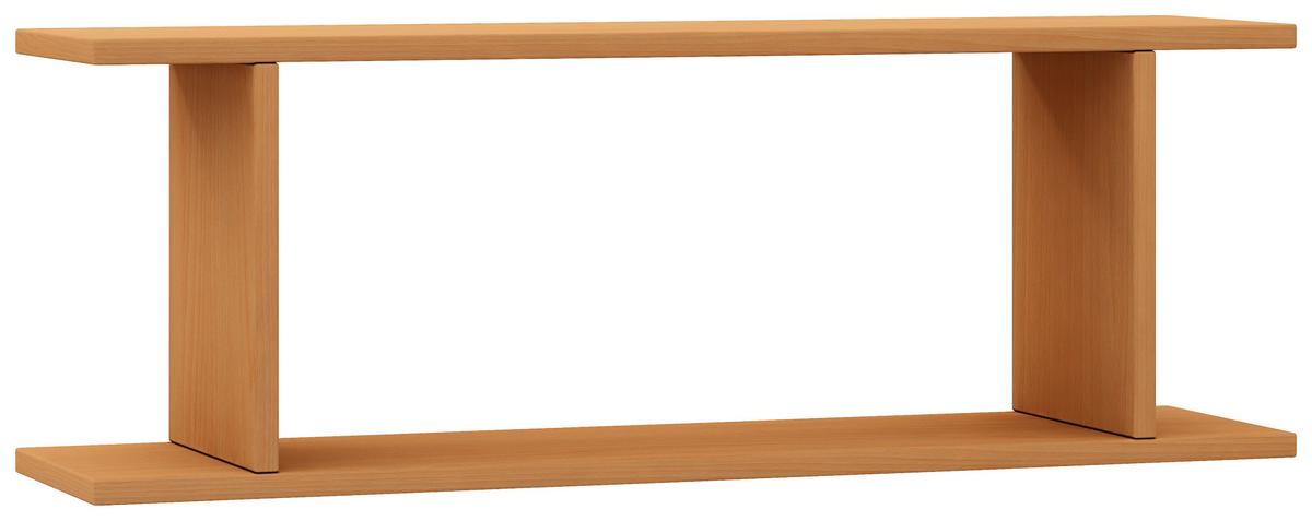 Stenski Regal Sirola, Bukev - barve bukve, Konvencionalno, leseni material (80/28/19,7cm) - MID.YOU