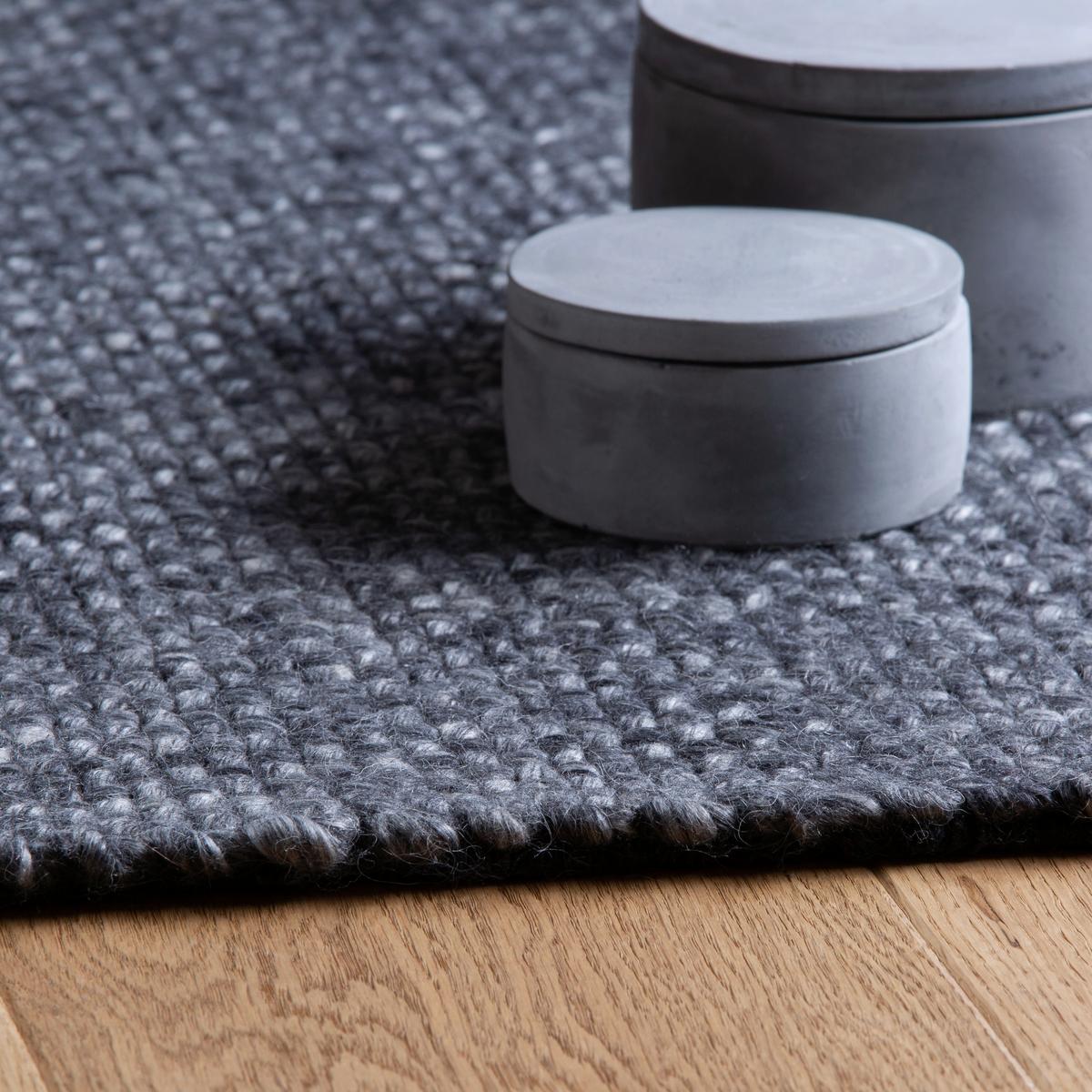 Webteppich my Eskil Anthrazit ca. 160x230cm - Anthrazit, Design, Textil (160/230cm) - Obsession