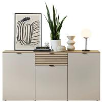 Sideboard Memphis Eichefarben/Kaschmir - Kaschmir/Eichefarben, MODERN, Holzwerkstoff/Metall (180/90/45cm) - Premium Living