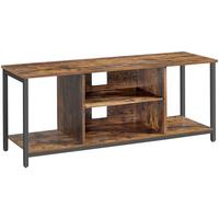 TV-ELEMENT TV STAND - Dunkelbraun/Schwarz, MODERN, Holzwerkstoff/Metall (120/50/40cm) - MID.YOU