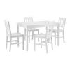 MATGRUPP AMIRA - vit, Modern, trä (118/43/75/40.5/73/86cm) - Bessagi Home