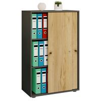 AKTENSCHRANK LONA XL - Honigeiche/Anthrazit, Design, Holzwerkstoff (70/110/39cm) - MID.YOU