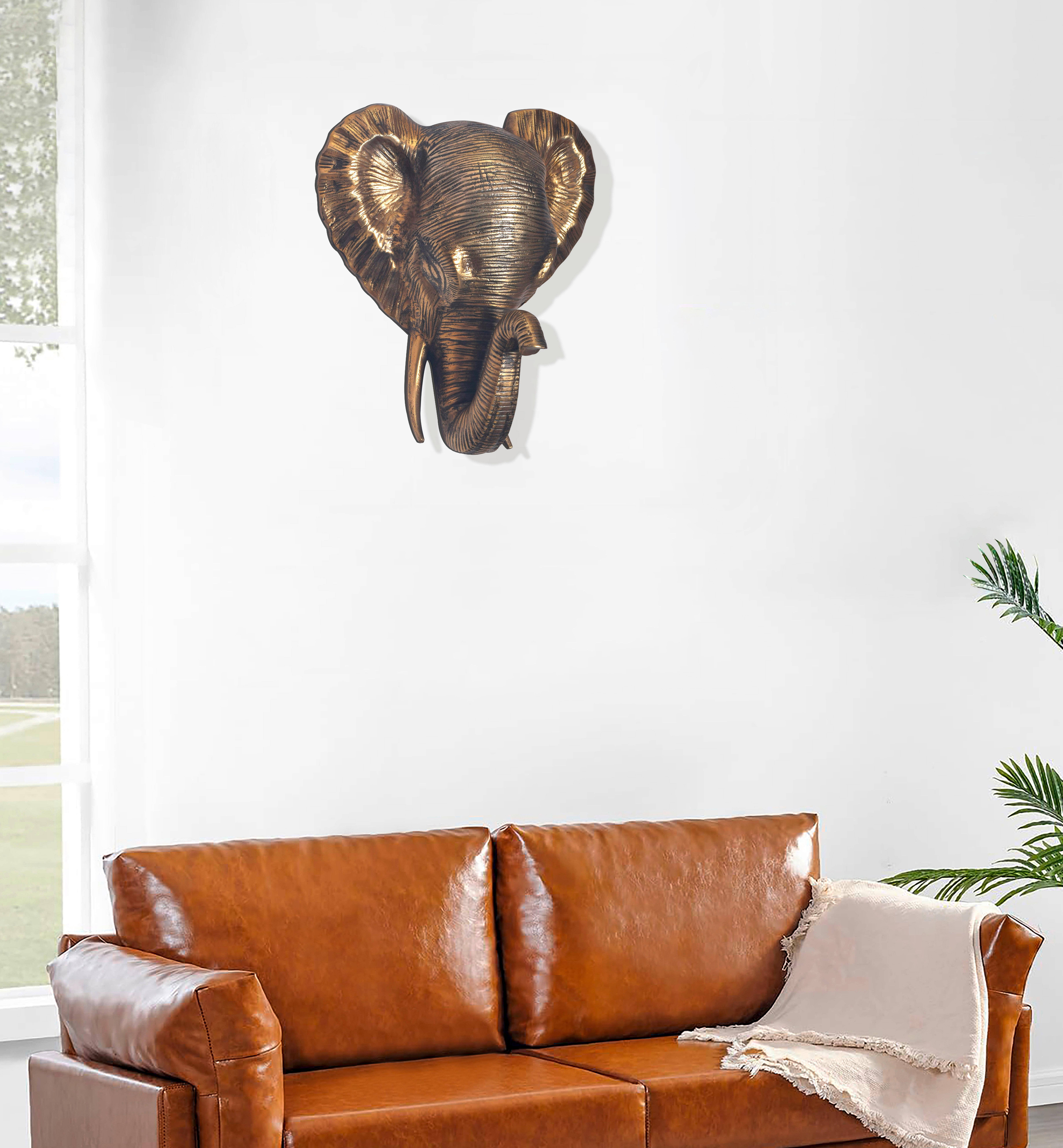 WANDDEKO WL7.190 - Goldfarben, Design, Metall (33/41/20cm) - Livetastic