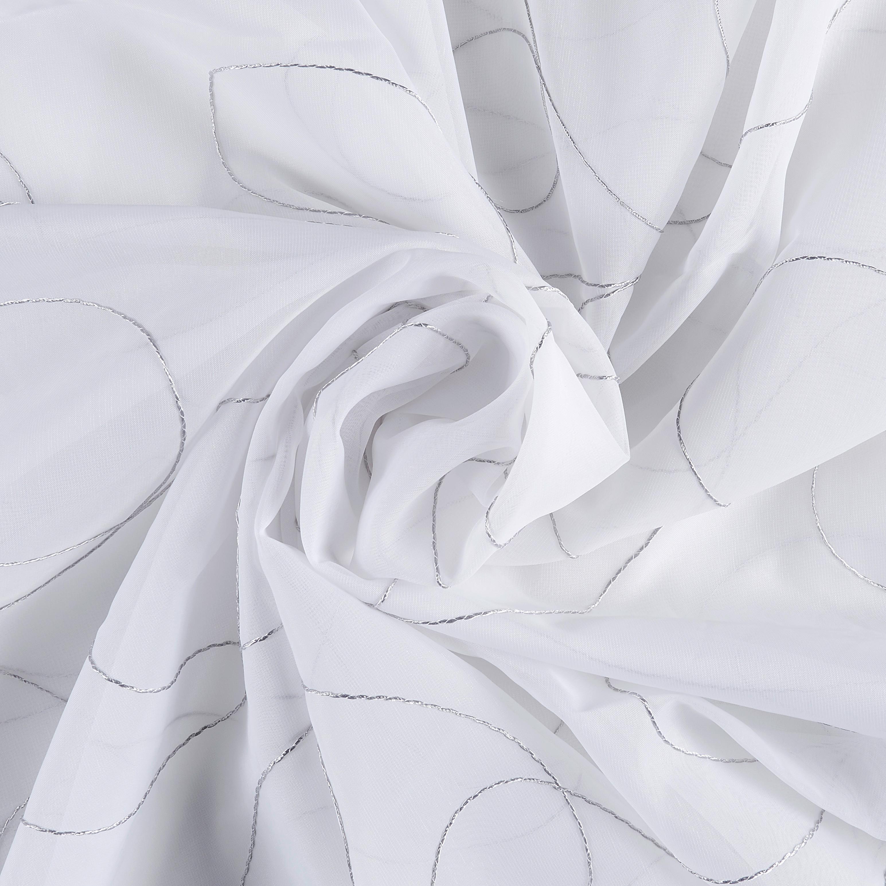 Fertigstore Marion Store in Weiß/Anthrazit ca. 145x300cm - Anthrazit/Weiß, MODERN, Textil (300/145cm) - Modern Living