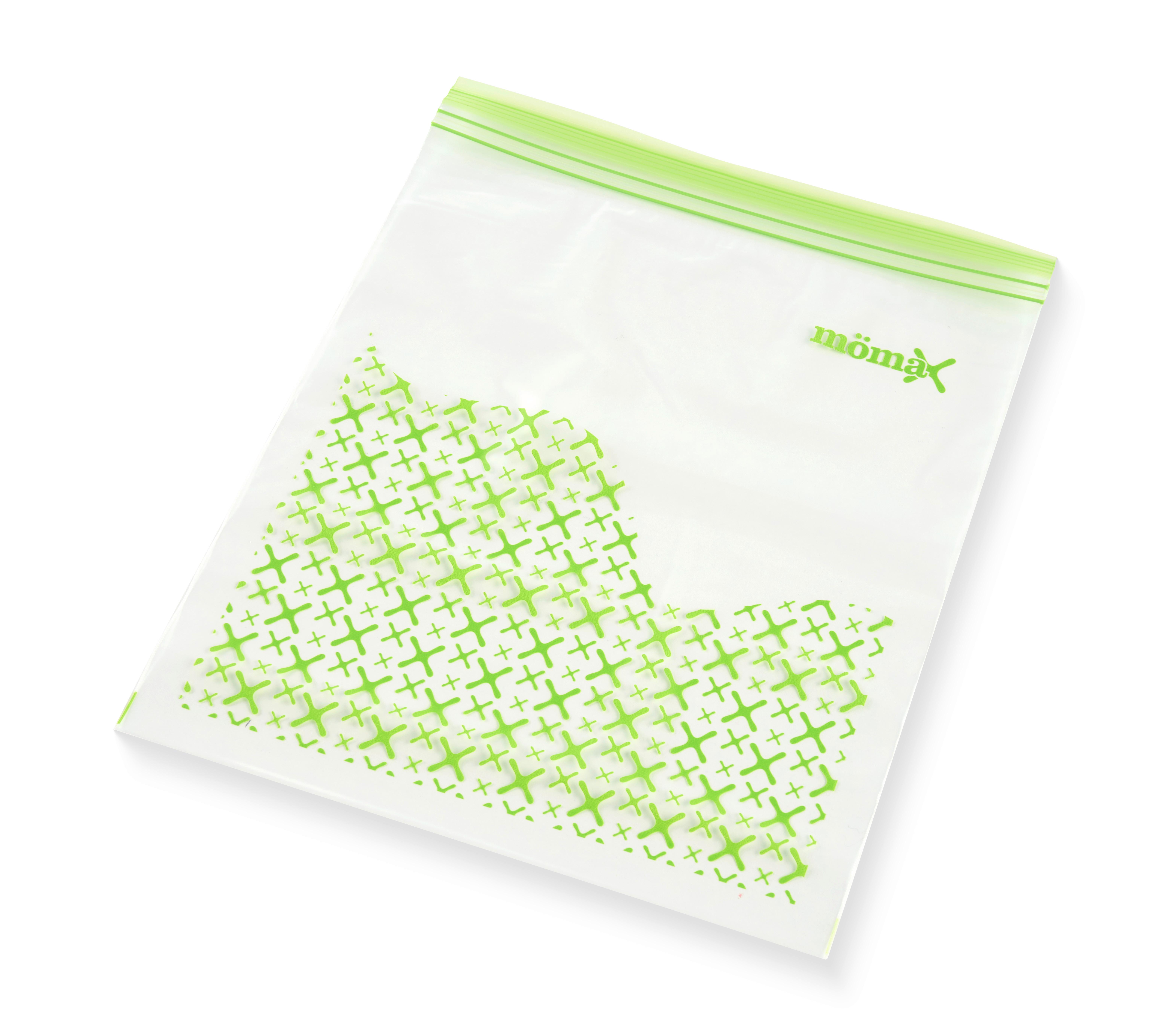 Pungă alimentară 30/1 cca. 4,5L+6L Michi - verde deschis/gri deschis, Konventionell, plastic - Mömax