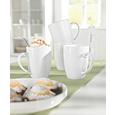 Kaffeebecher Katrin Weiß ca. 330ml - Weiß, KONVENTIONELL, Keramik (8/10cm) - Based Kaffeebecher Katrin Weiß ca. 330ml - Weiß, KONVENTIONELL, Keramik (8/10cm) - Based