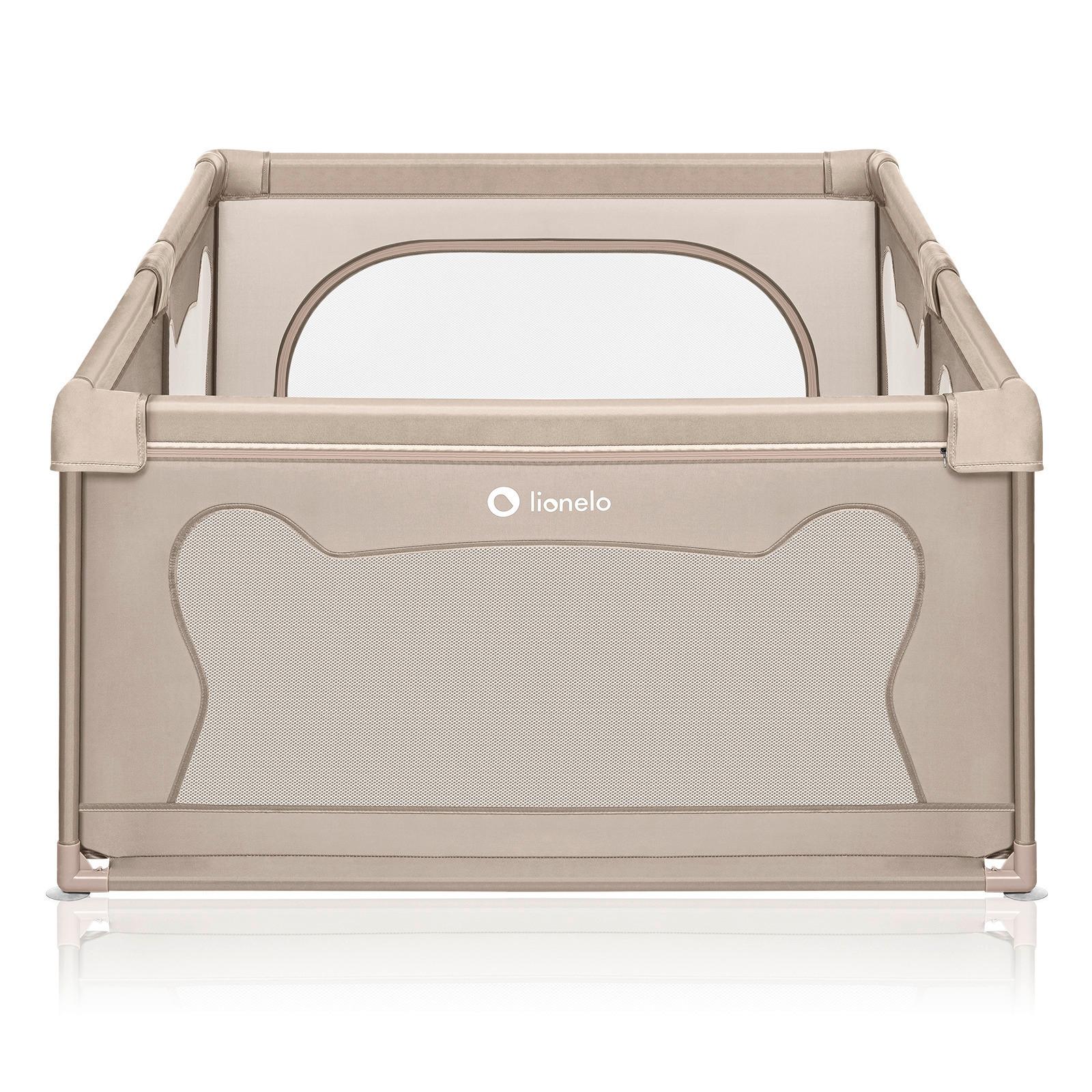 KOJEC NA KÓŁKACH WILLOW - beżowy/kolor piaskowy, Basics, tworzywo sztuczne (127/187/68cm) - Lionelo