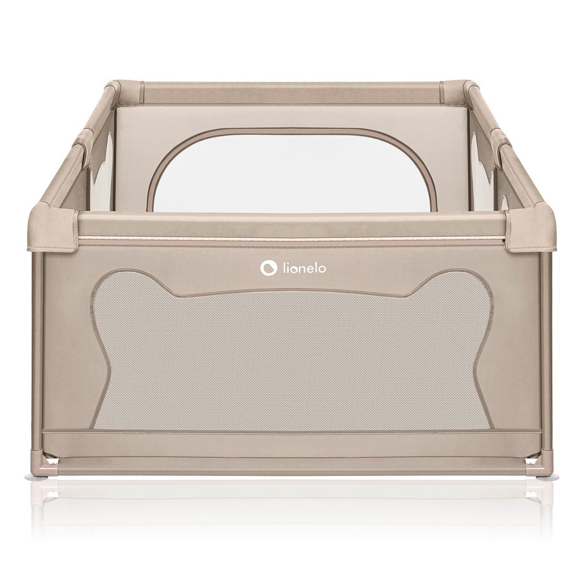 KOJEC NA KÓŁKACH WILLOW - beżowy/kolor piaskowy, Basics, tworzywo sztuczne (127/187/68cm) - Lionelo