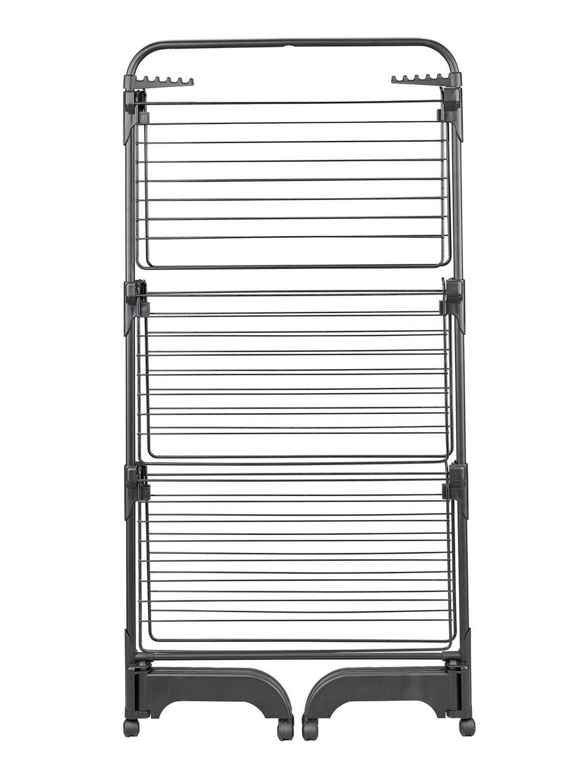 SUSZARKA PIONOWA 81691 - czarny, Basics, tworzywo sztuczne (76,5/70/145cm) - Leifheit