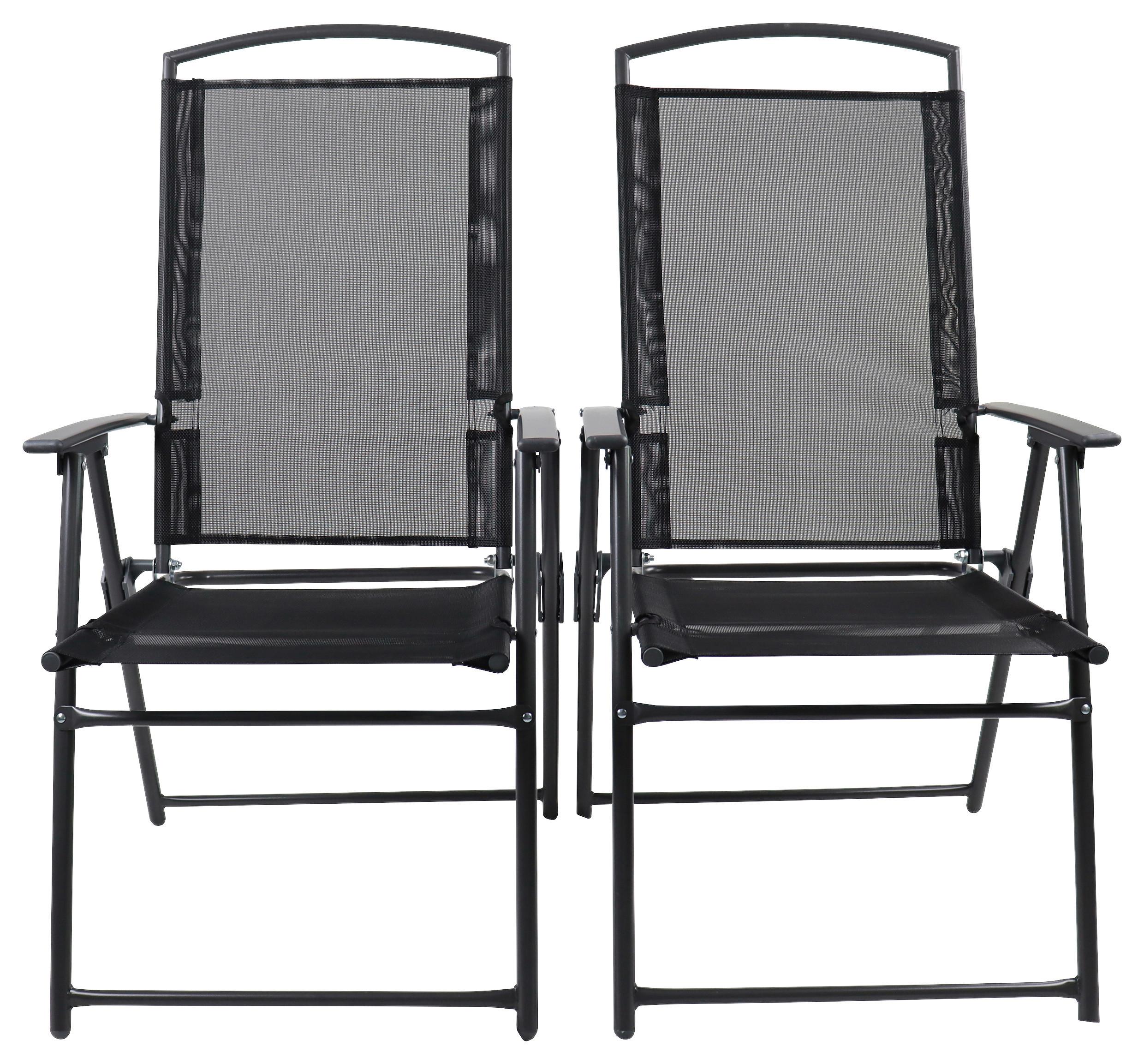 Set Vrtnih Stolov Gardenson, Antracit, 2-Delno - antracit, Basics, kovina/tekstil - Gardenson