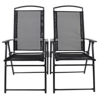 Set Vrtnih Stolov Gardenson, Antracit, 2-Delno - antracit, Basics, kovina/tekstil - Gardenson