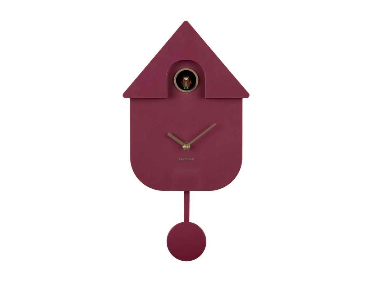ZEGAR ŚCIENNY MODERN CUCKOO ORO - fiolet, Basics, tworzywo sztuczne (41/21.5cm) - Karlsson