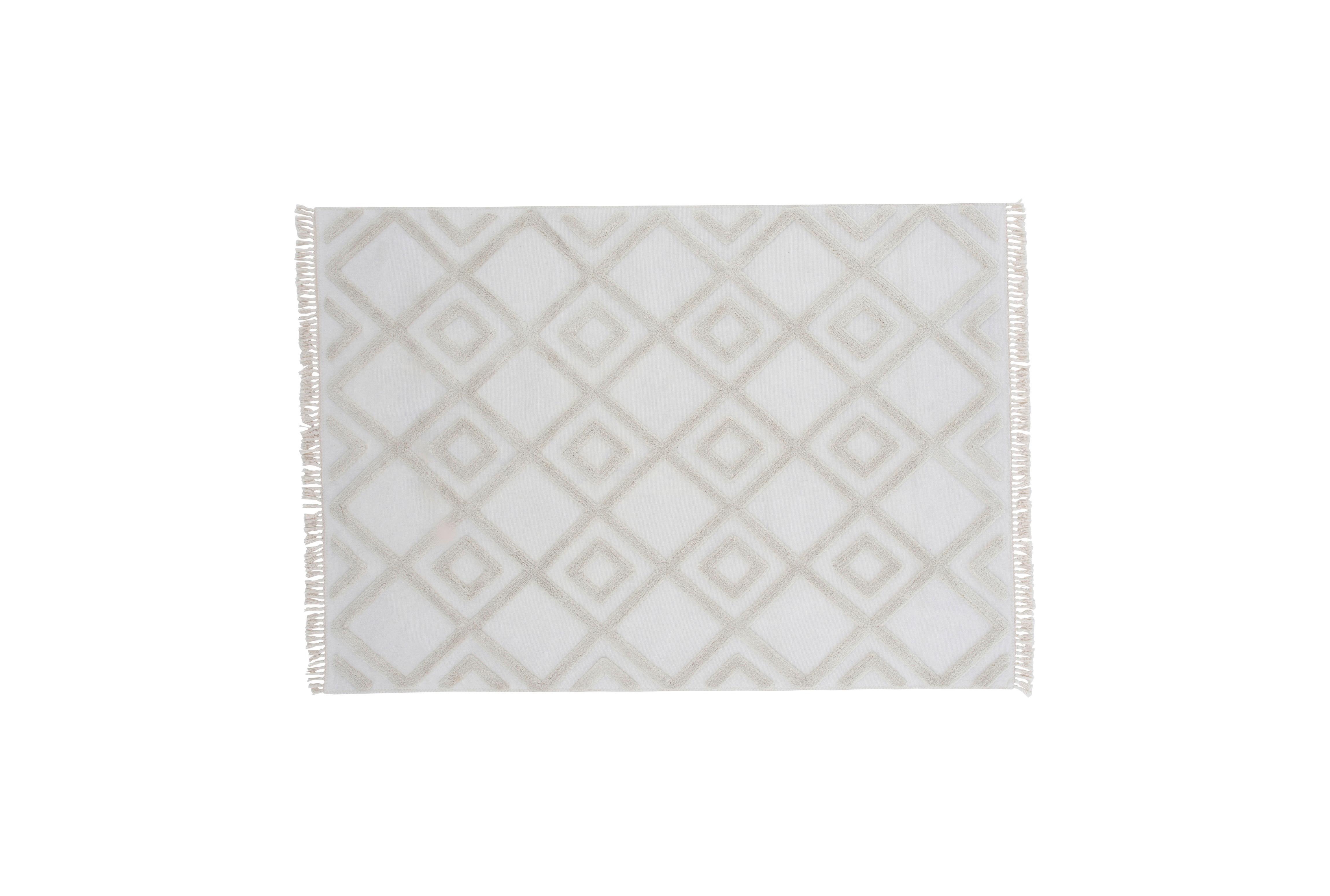 FLACHWEBETEPPICH TOWA - Weiß, LIFESTYLE, Textil (160/230cm) - P & B