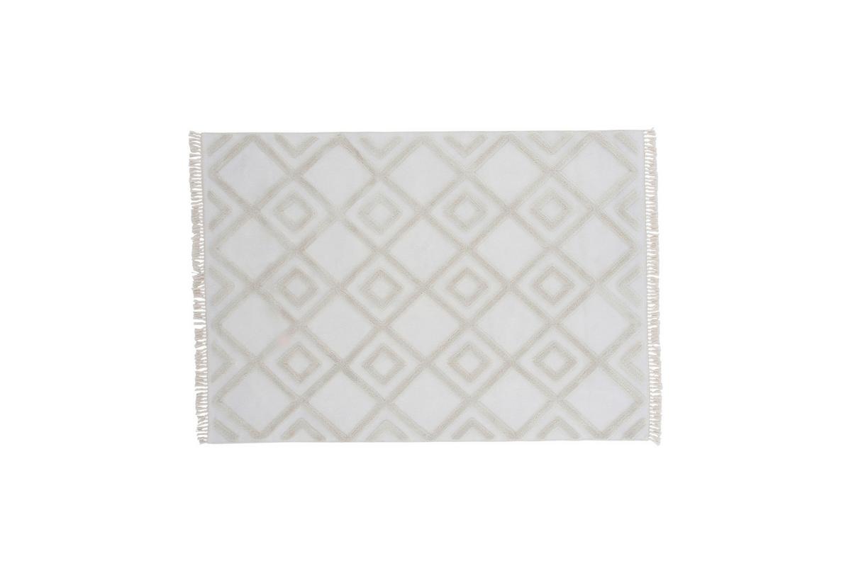 FLACHWEBETEPPICH TOWA - Weiß, LIFESTYLE, Textil (160/230cm) - P & B