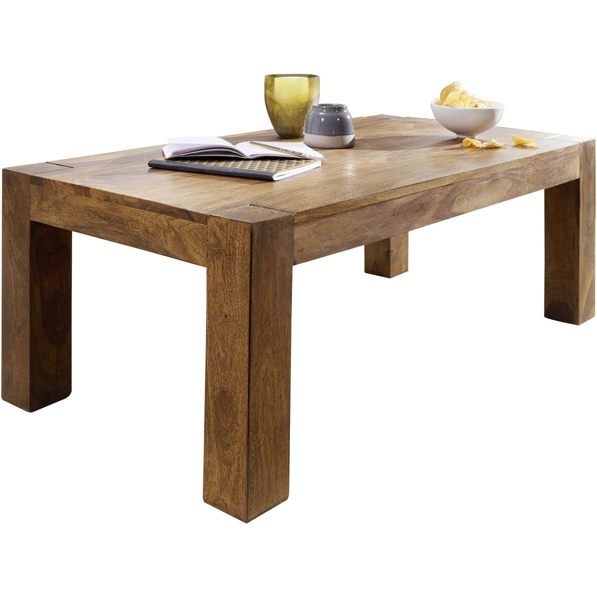 Couchtisch Mumbai in Sheeshamfarben Echtholz - Sheeshamfarben, Design, Holz (110/60/40cm) - MID.YOU