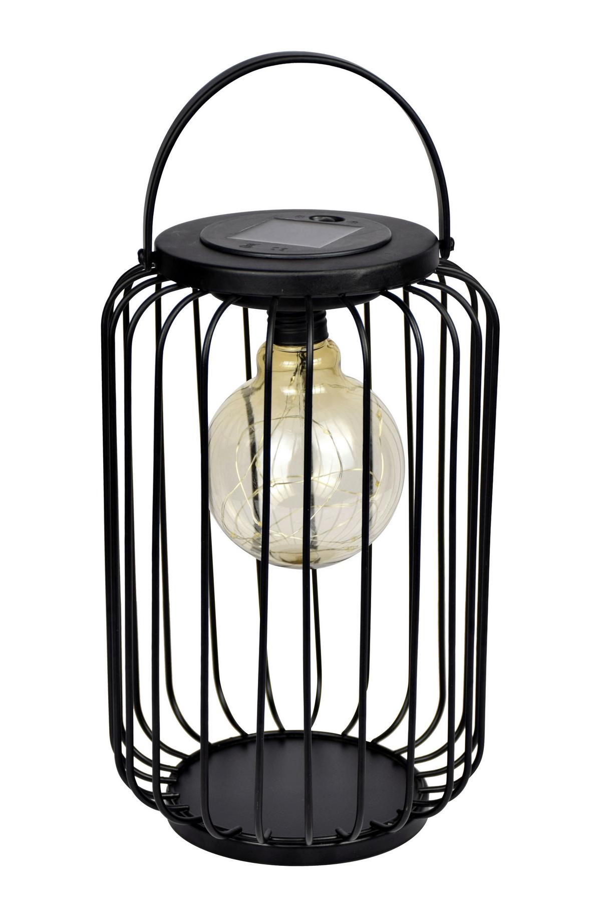 Svjetiljka Solarna Lati - crna, Romantično / ladanjski, metal/plastika (17.5/27-35cm) - Mömax