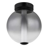 LED-DECKENLEUCHTE 15798D  LACY - Opal/Schwarz, Design, Glas/Kunststoff (25/28,5cm) - Globo