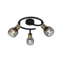 Strahler Fiastra max. 40 Watt - Schwarz, Basics, Metall (23/14cm) - Globo