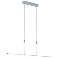 LAMPA WISZĄCA LED 60087 METZ - kolor aluminiowy, Konventionell, metal (120/100-200cm) - Fischer & Honsel