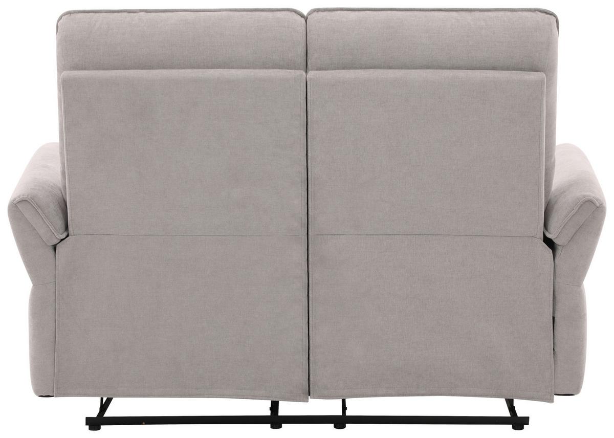 SOFA DWUOSOBOWA REDON - czarny/szary, Basics, tworzywo sztuczne/metal (143/103/92cm) - Based