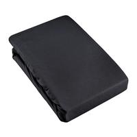 Fixleintuch Schwarz Ca. 140-160x200cm - Schwarz, Modern, Textil (140-160/200cm) - Modern Living