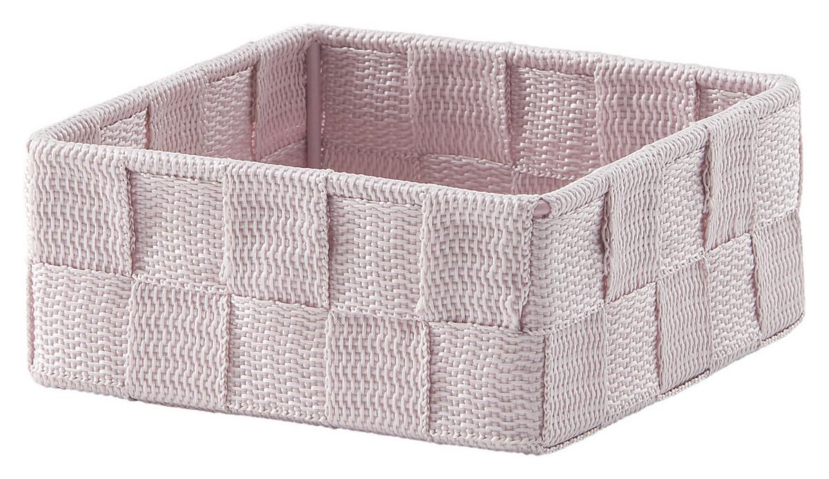 Korb Nelly in diversen Farben - Flieder/Schwarz, Kunststoff/Metall (13/13/5,5cm) - Mömax