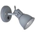Strahler Matti, Max. 1x40 Watt - Grau, LIFESTYLE, Metall (11/12/11cm) - Mömax modern living