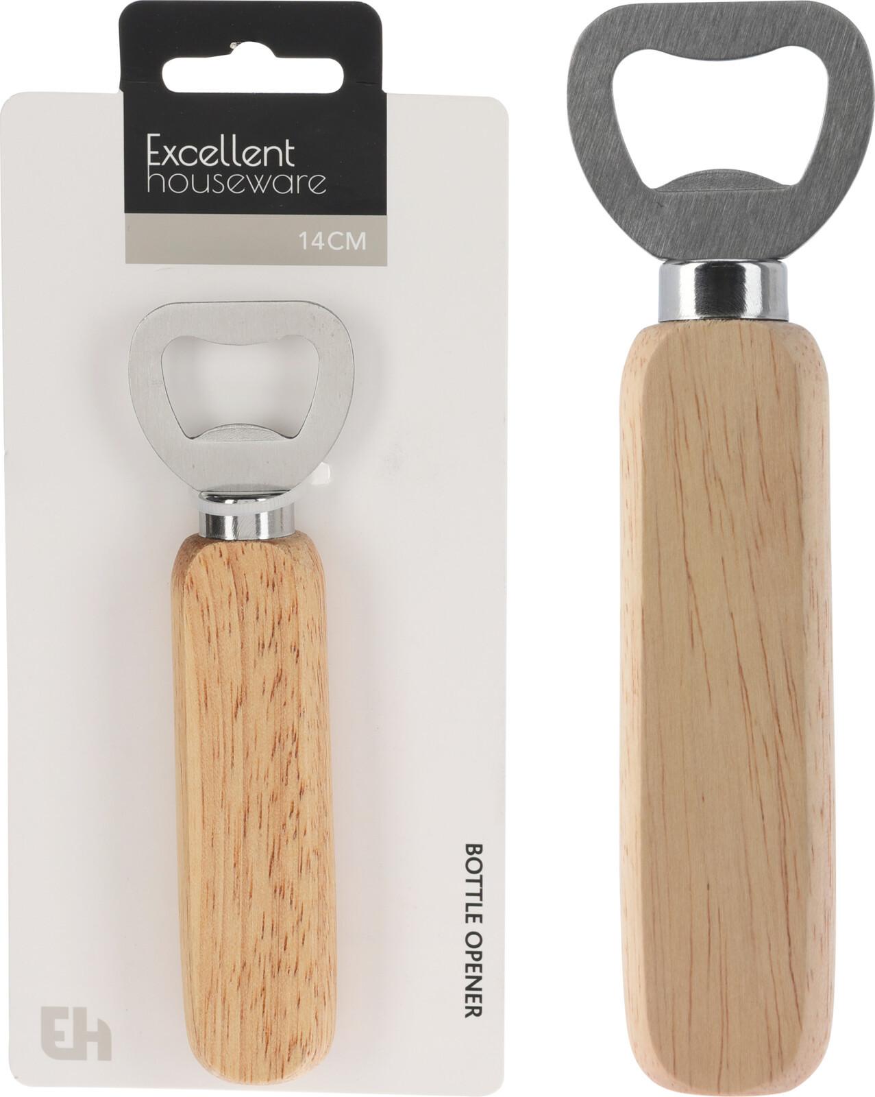 Otvarač Za Boce Oak - Moderno, drvo/metal (14cm)