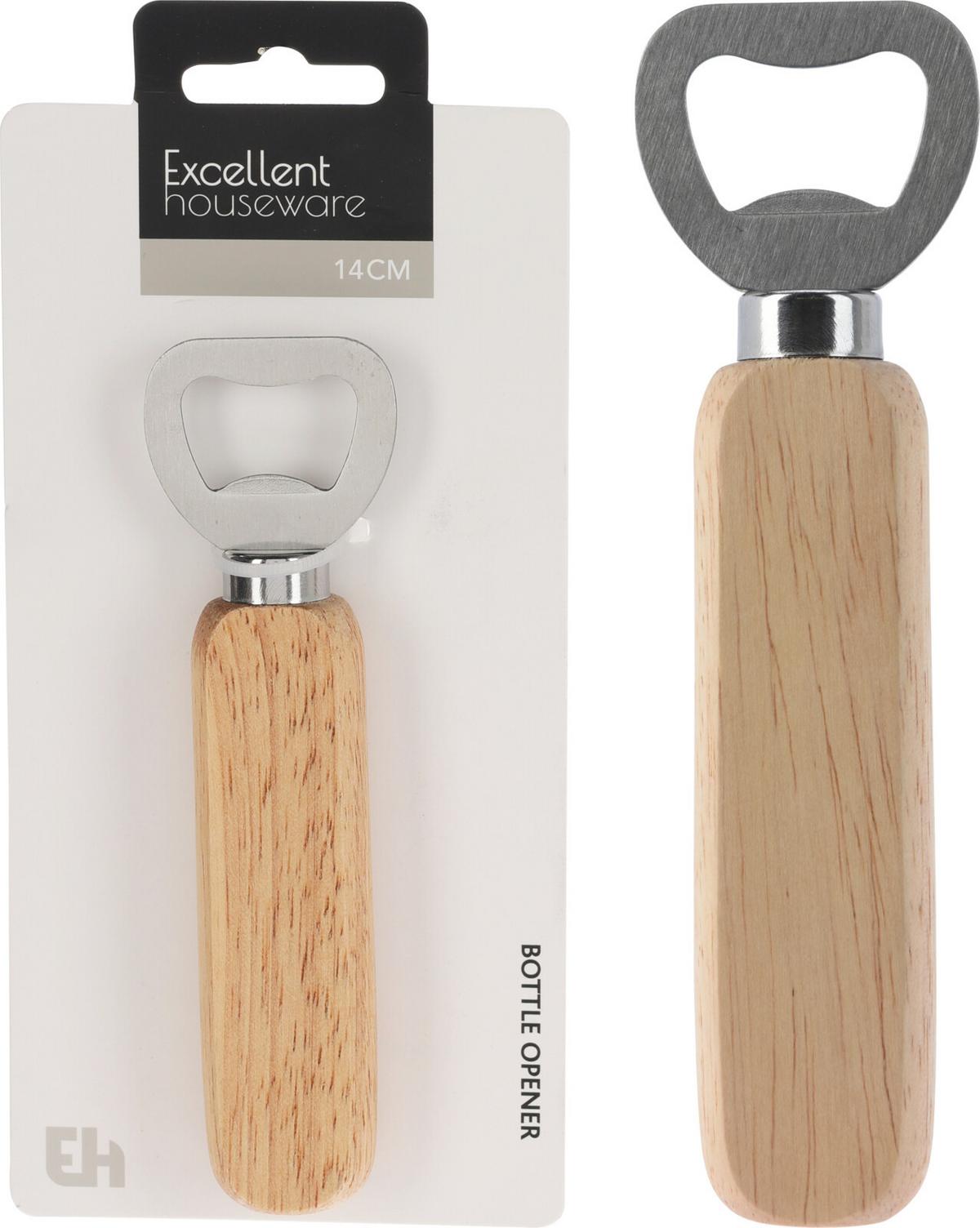 Otvarač Za Boce Oak - Moderno, drvo/metal (14cm)