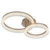 LED-DECKENLEUCHTE MARTIN - Cappuccino, MODERN, Kunststoff/Metall (41,5/62/14,5cm) - Mömax
