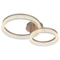 Led Mennyezeti Lámpa Martin - cappuccino, Modern, műanyag/fém (41,5/62/14,5cm) - Mömax