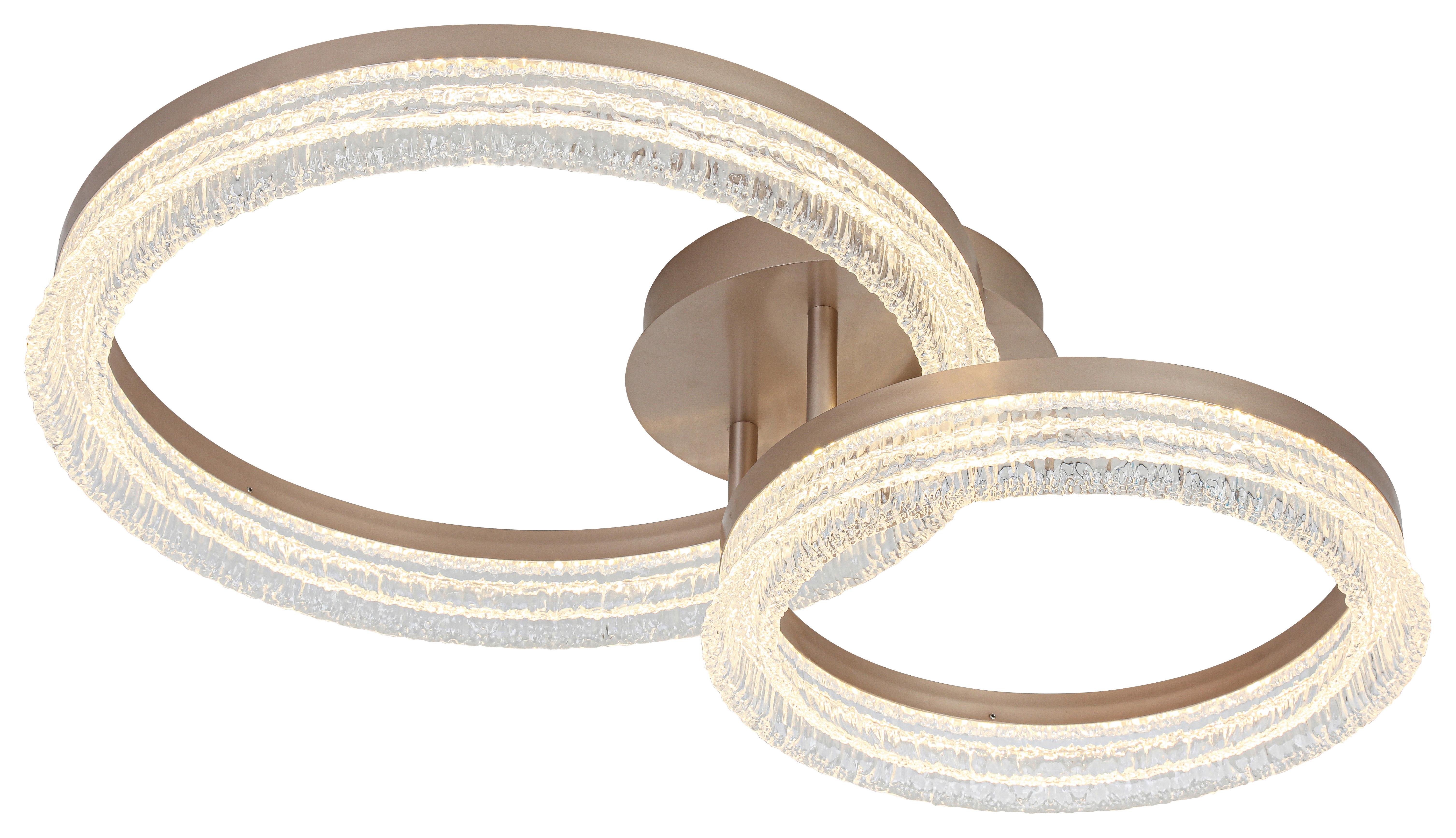 LED-TAKLAMPA MARTIN - cappuccino, Modern, metall/plast (41,5/62/14,5cm) - Mömax