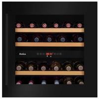 Weinkühlschrank WK341212S in Schwarz - Schwarz, MODERN (59/59,5/60,8cm) - Amica