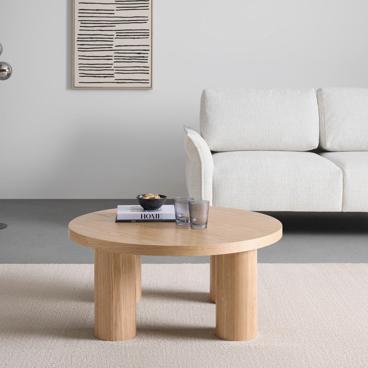 Couchtisch Ivar Naturfarben - Naturfarben, MODERN, Holzwerkstoff (80/80/35cm) - Mömax