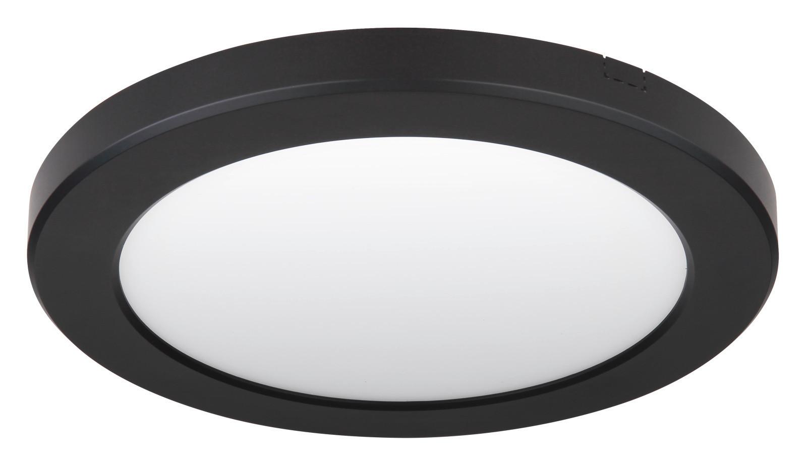 LED Mennyezeti Lámpa Lasse 12379-18b - Fekete, Műanyag (22cm)