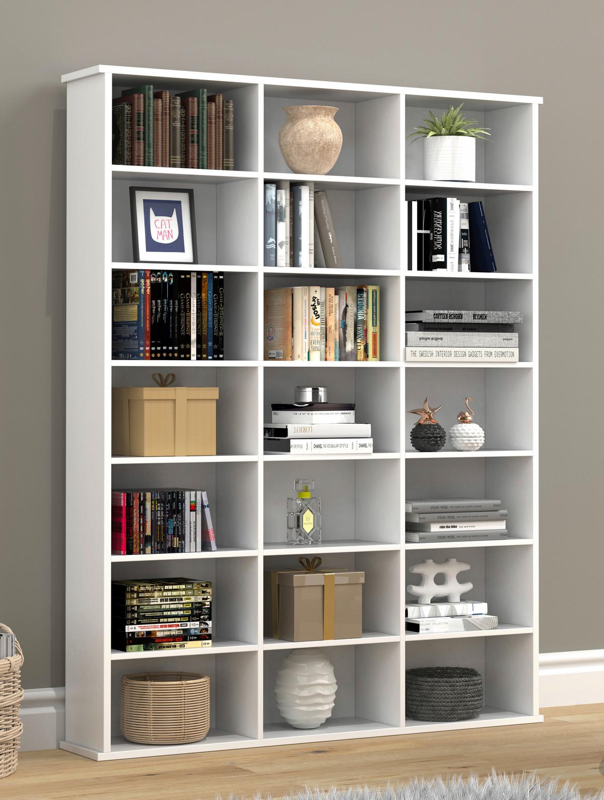 REGAL MEGOSA M - Weiss, Design, Holzwerkstoff (105/136/19cm) - MID.YOU