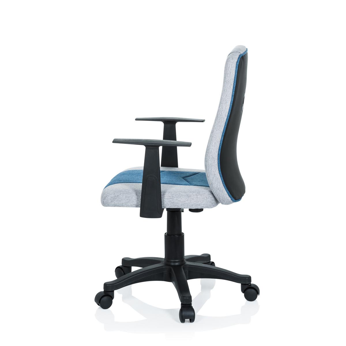 Mladinski Vrtljivi Stol Kiddy Extra, Siva, Modra - modra/siva, Basics, umetna masa (55/95-105/45cm) - MID.YOU