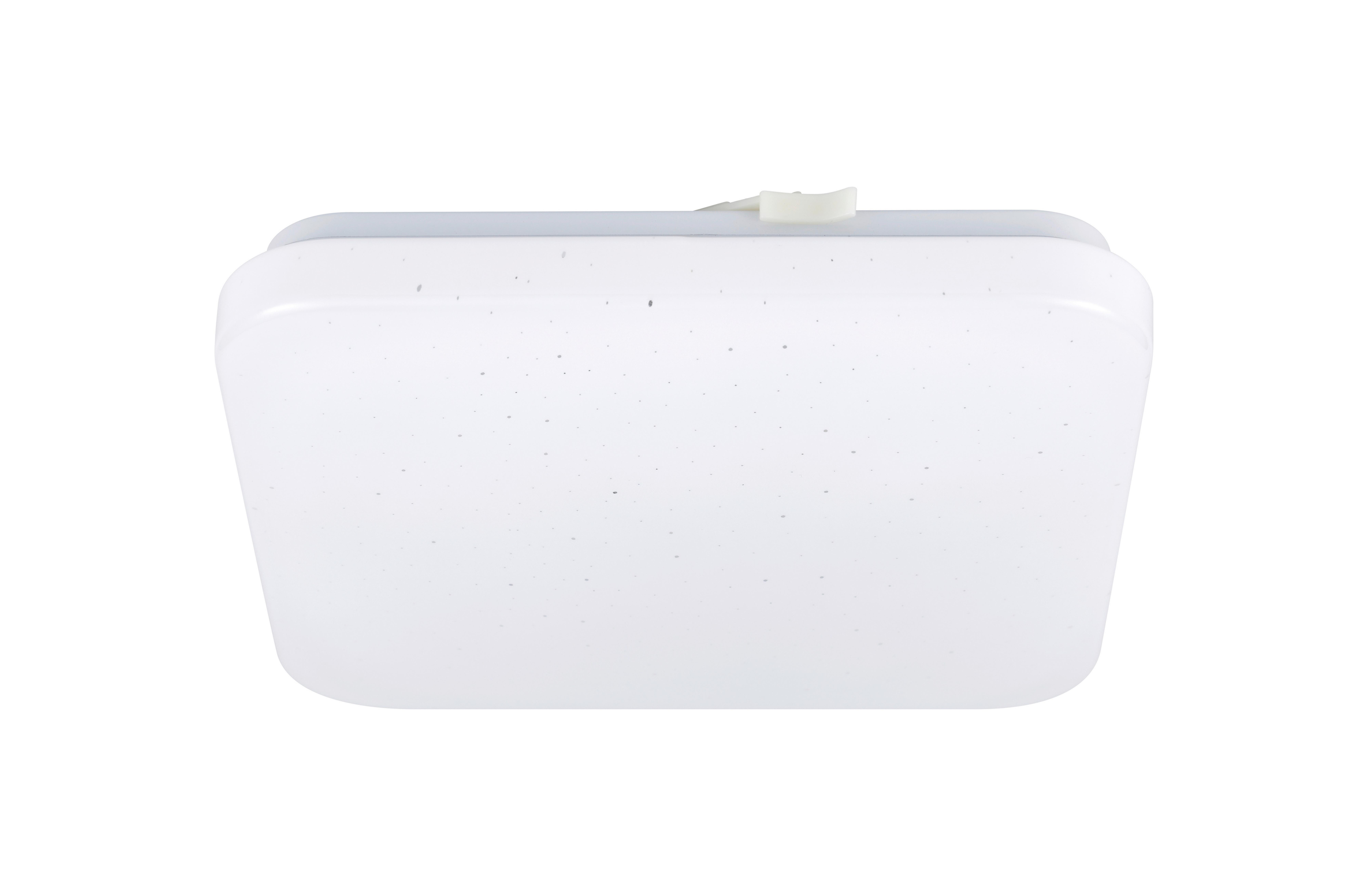 LED-Deckenleuchte Ui Weiß max. 8 Watt - Weiß, MODERN, Kunststoff/Metall (22/22/5cm) - Modern Living