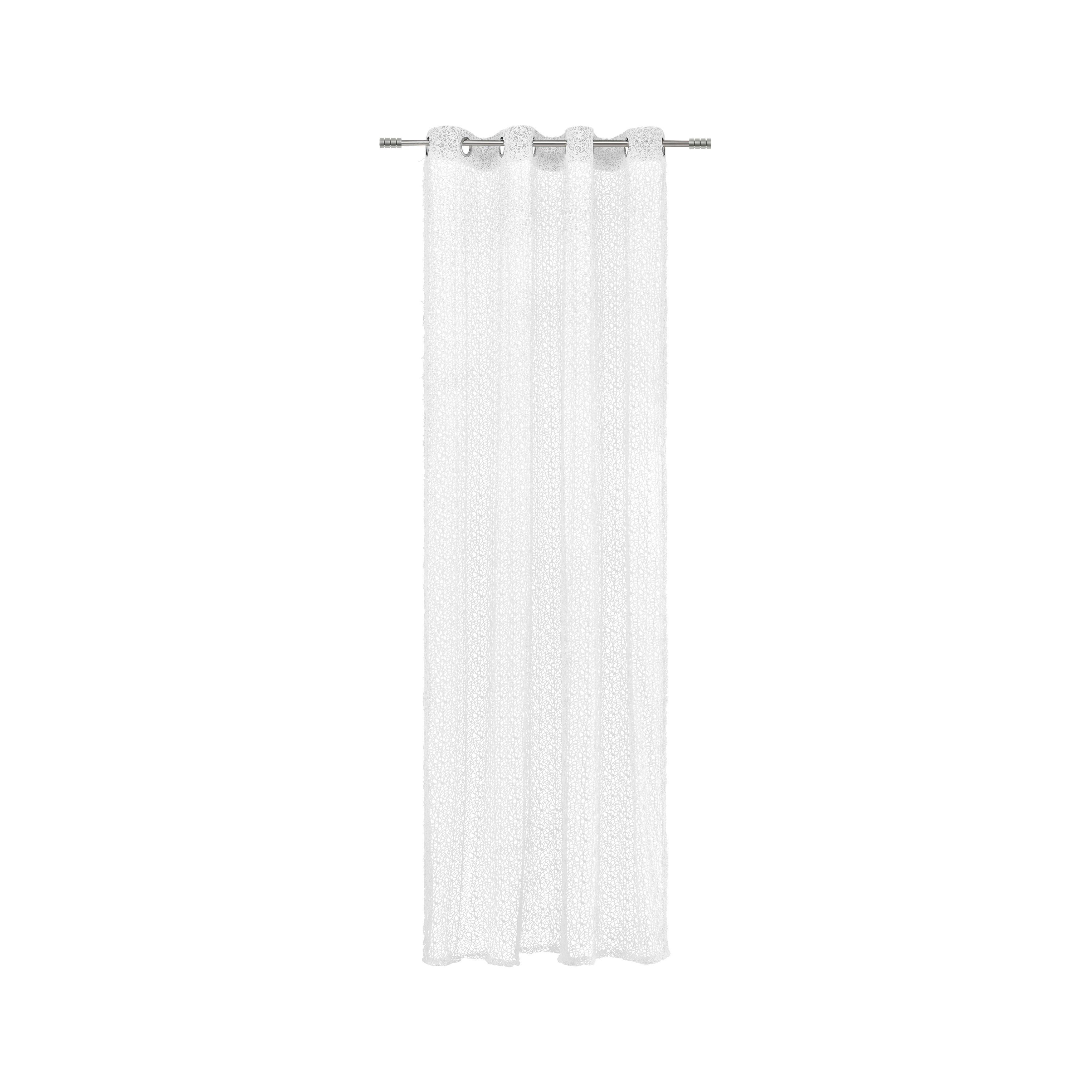 Készfüggöny Astrid 140/245 Fehér - fehér, Modern (140/245cm) - Modern Living