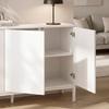 DRESSOIR AMBER - Wit, Modern, Houtcomposiet/Metaal (150/80/40cm) - Bessagi Home