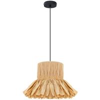 LAMPA WISZĄCA DANAI - kolor naturalny/czarny, Design, metal/papier (50/120cm) - Collett's Monde