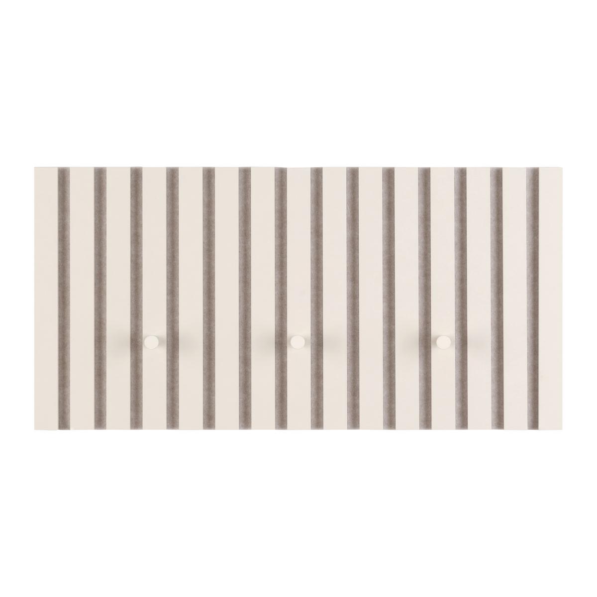 Stenski Obešalnik Grace - peščene barve, Moderno, tekstil/leseni material (60/30/7,5cm) - Mömax