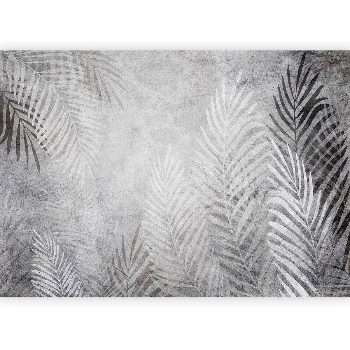 Fototapeta Palm Trees In The Dark, 150x105cm - temno siva/sivobela, Trendi, tekstil (150/105cm) - artgeist